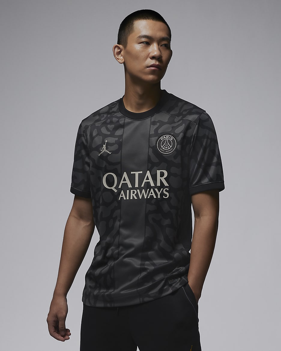 Jersey de futbol Jordan Dri FIT Paris Saint Germain alternativa 2023 24 Stadium para hombre